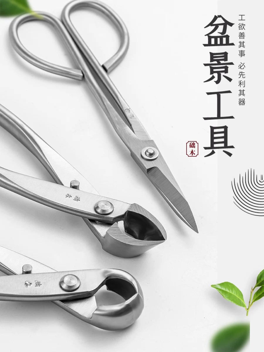 Bonsai Garden Rake - Bonsai Tools Set (3pcs) Branch Cutter