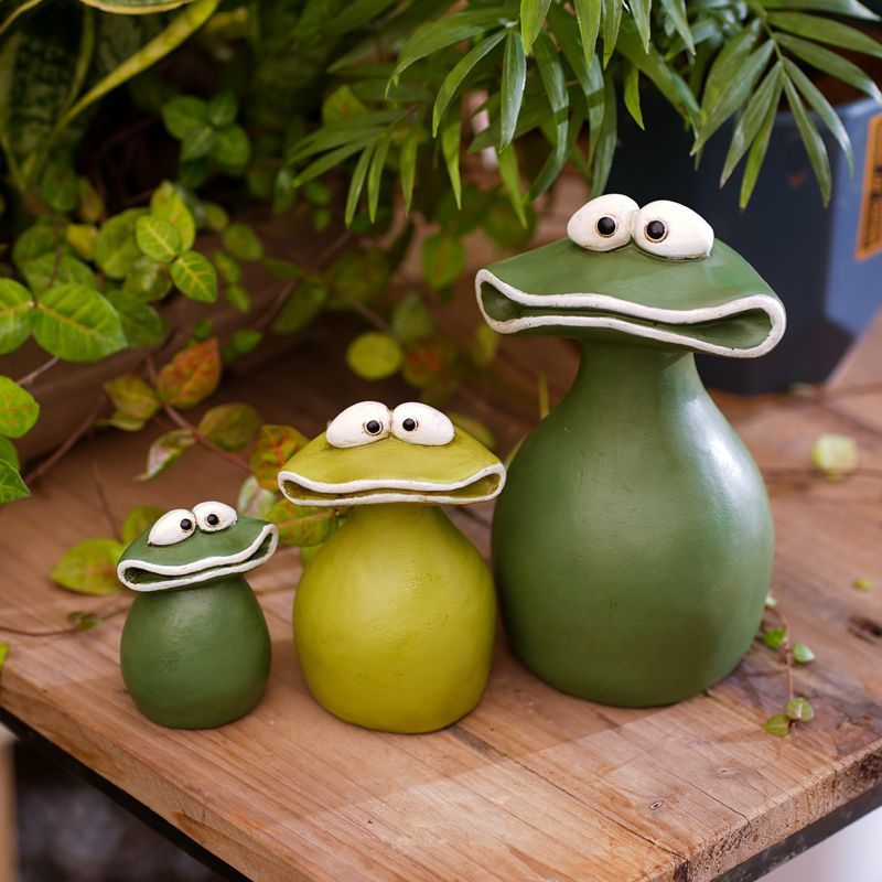 Bonsai Garden China - Cartoon Big Mouth Frog Garden Succulent