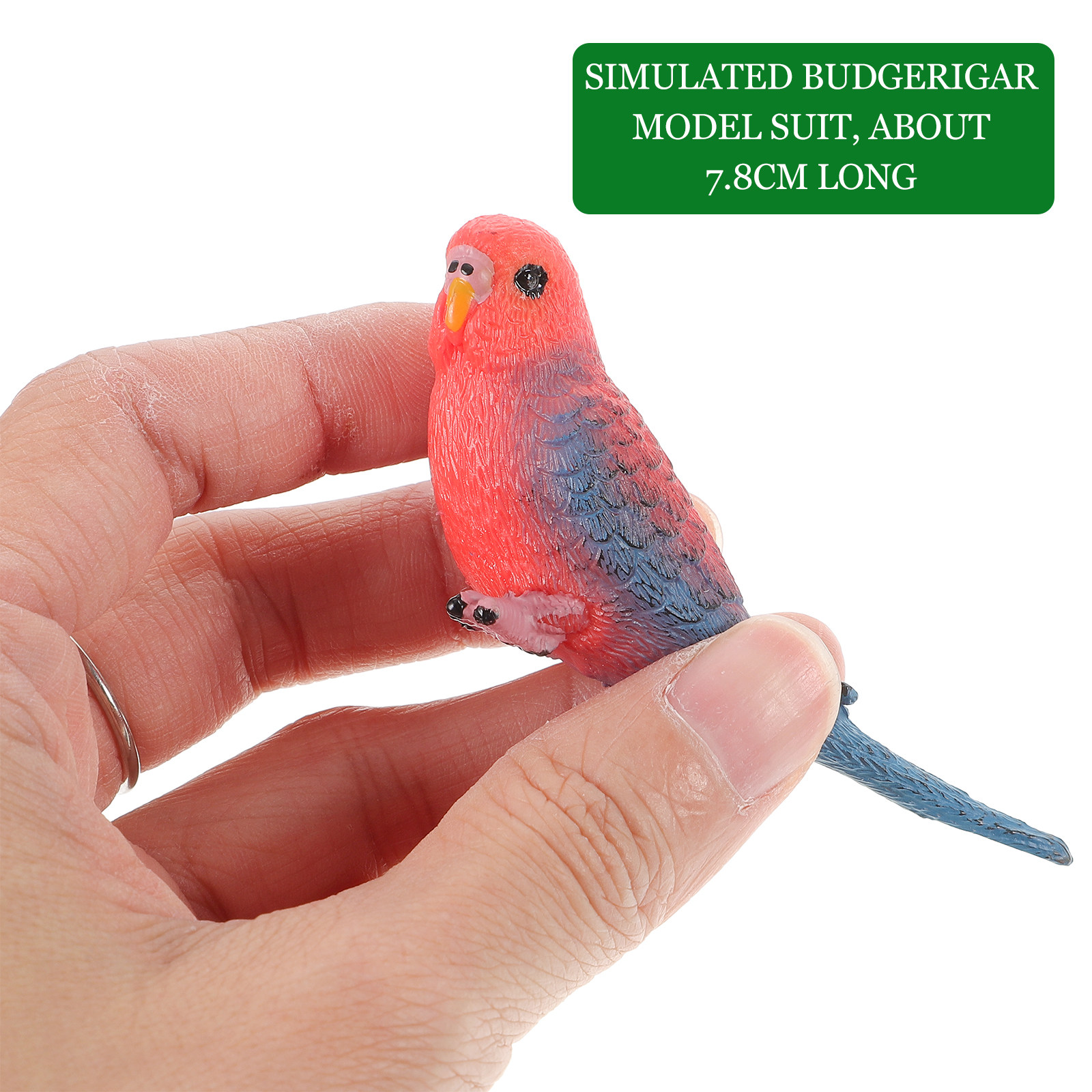 Bonsai Garden Desk - 4Pcs Premium Artificial Parrot Decor Sturdy