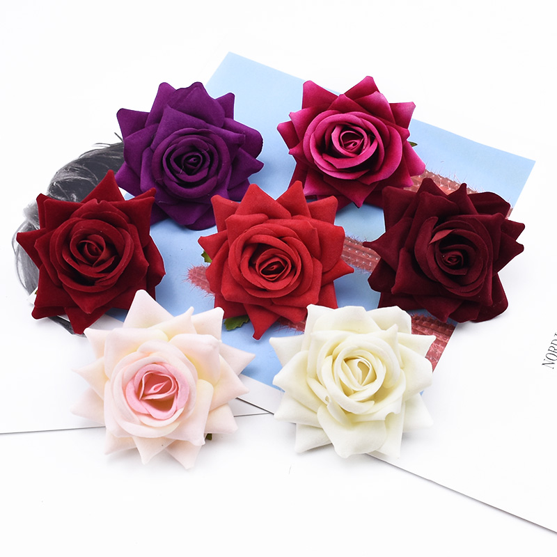 Artificial Flower Flannel Rose - đánh giá và giá Bonsai Garden For Sale