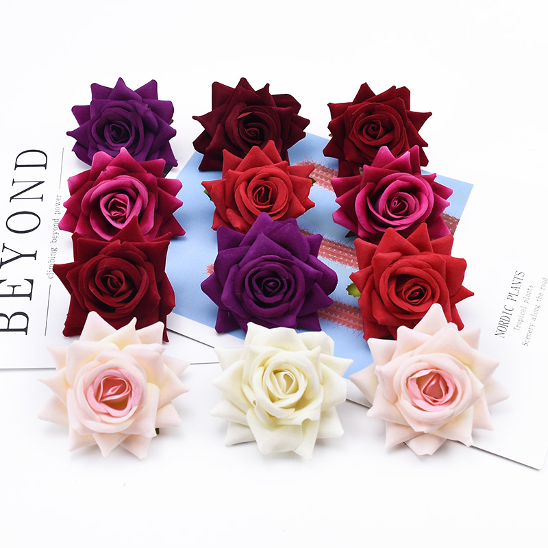 Artificial Flower Flannel Rose - đánh giá và giá Bonsai Garden For Sale