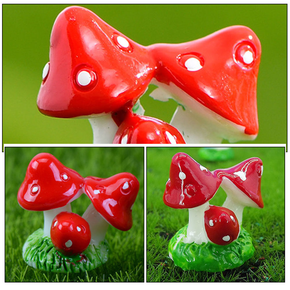 20Pcs Miniature Mushroom Decor - đánh giá và giá Bonsai Garden Desk