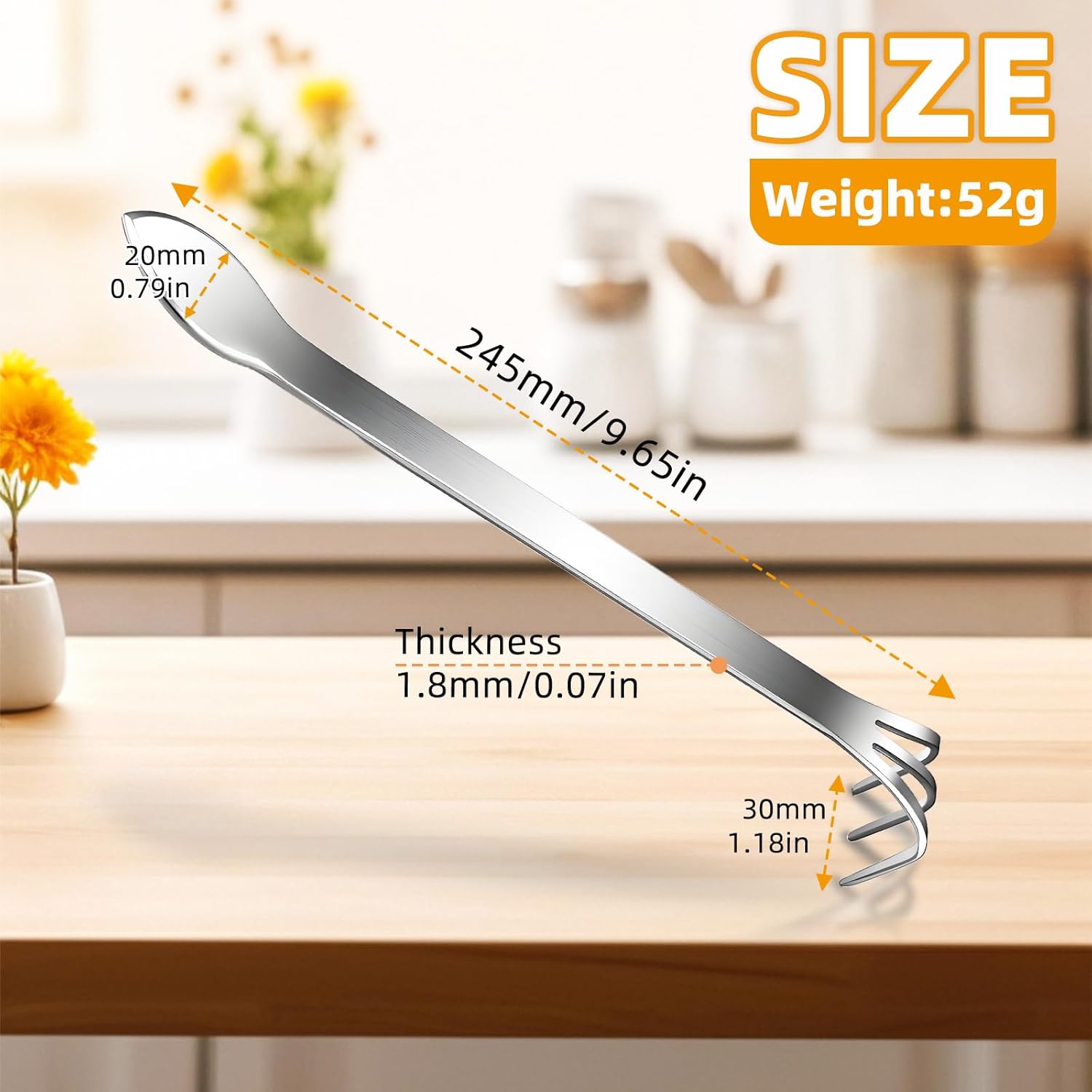 100Pcs Stainless Steel 3 Prong - đánh giá và giá Bonsai Garden Rake