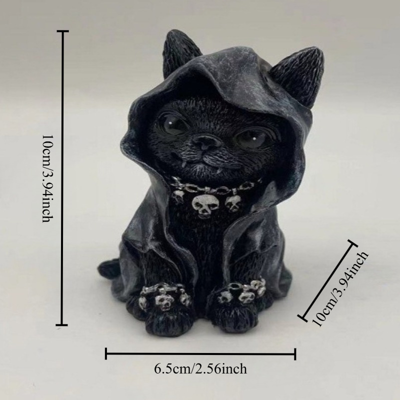 Halloween Magic Cat Resin Craf - đánh giá và giá Bonsai Garden Desk