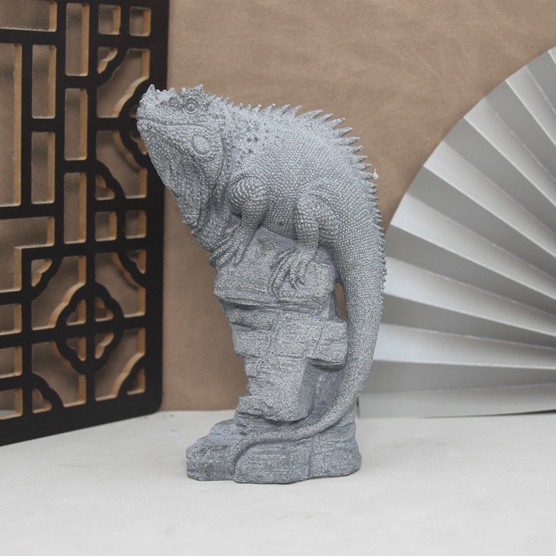 Artificial Stone Lizard Lion D - đánh giá và giá Bonsai Garden China