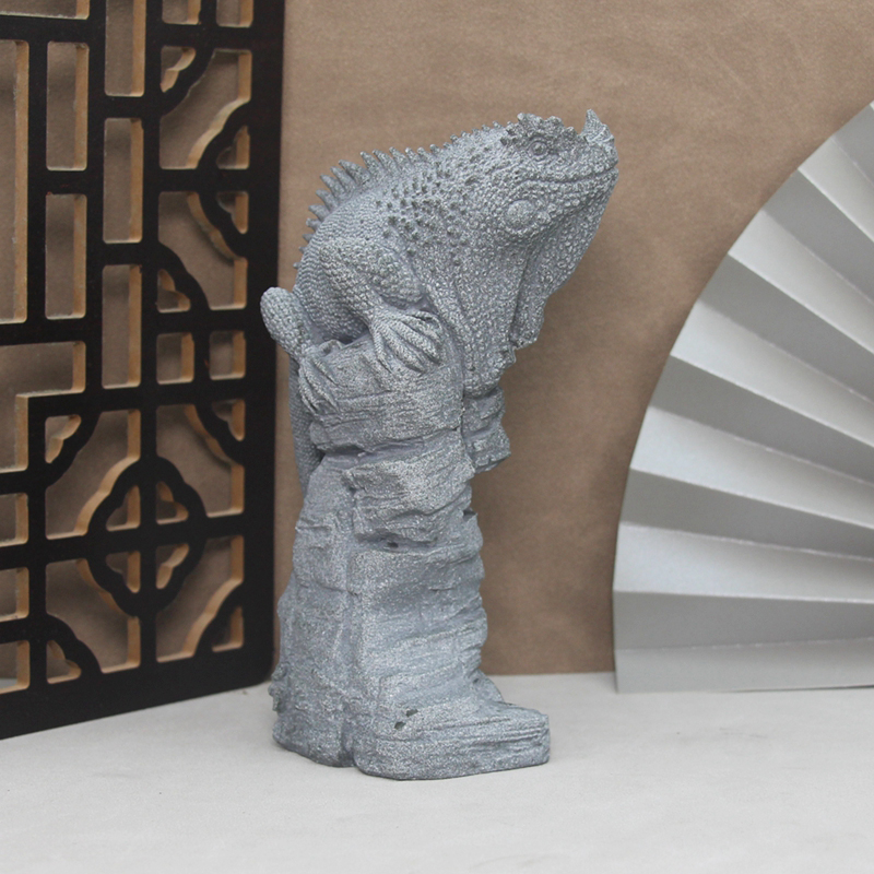Artificial Stone Lizard Lion D - đánh giá và giá Bonsai Garden China