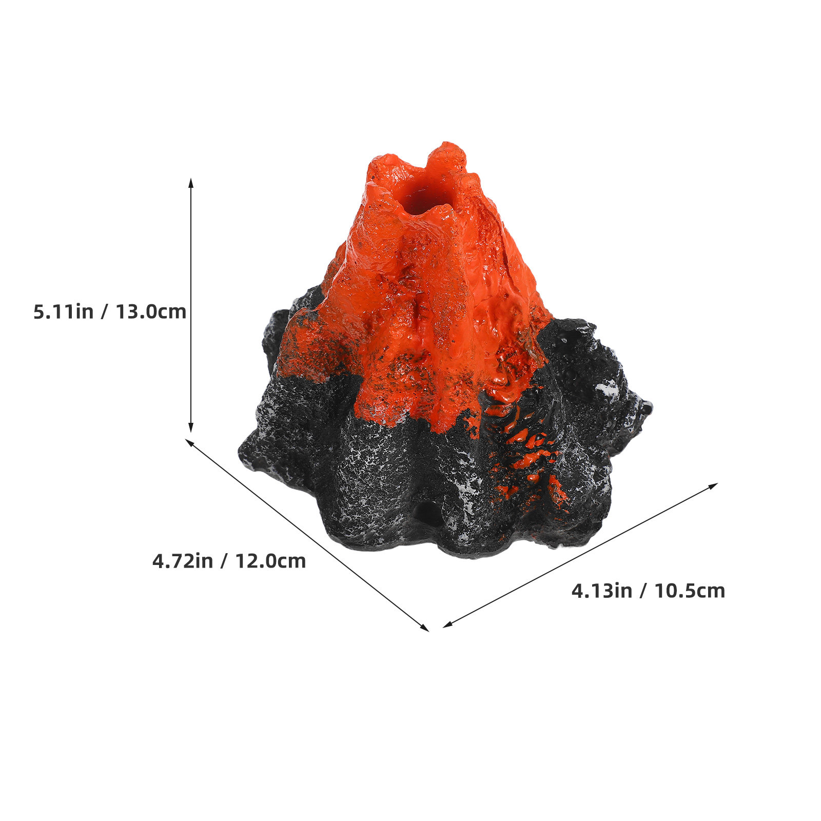Mini Volcano Statue Resin Hand - đánh giá và giá Bonsai Garden Desk