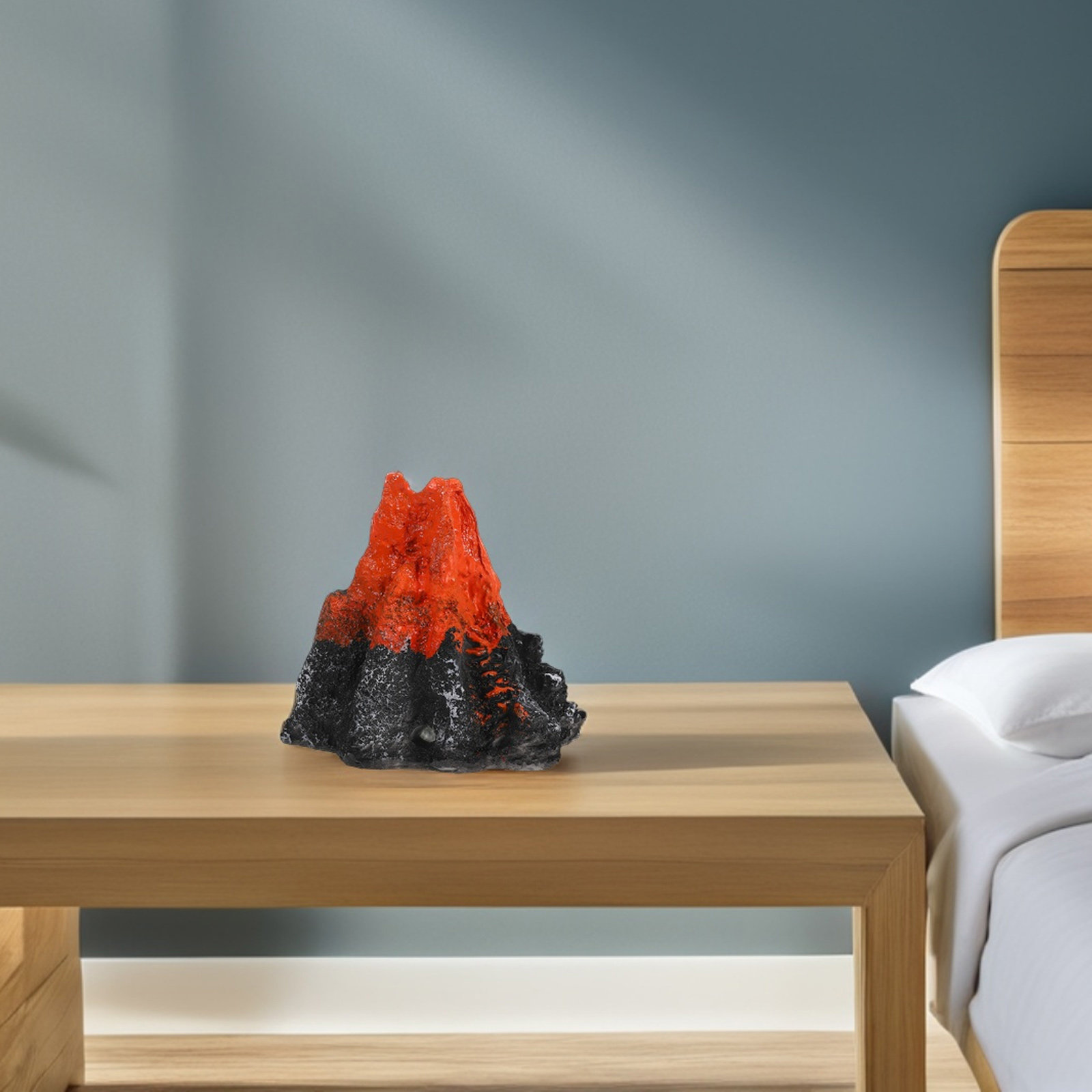Mini Volcano Statue Resin Hand - đánh giá và giá Bonsai Garden Desk