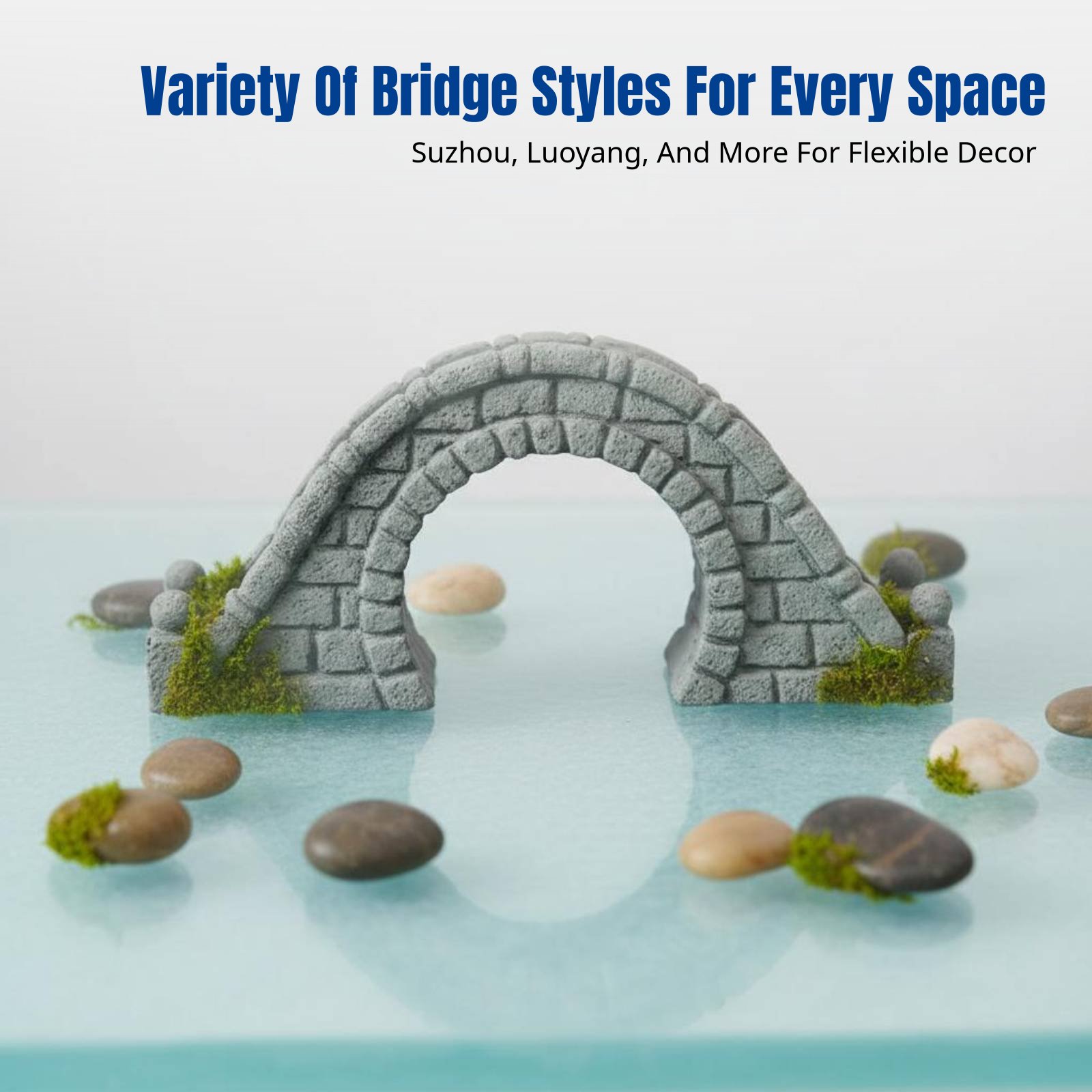 Resin Stone Bridge Mini Landsc - đánh giá và giá Bonsai Garden China